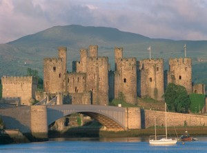 Enchanted castle in Wales