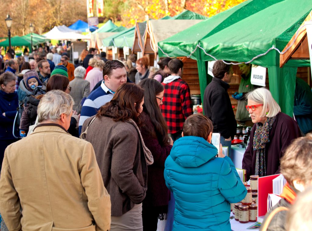 The Wild Food Festival Market in Macreddin, County Wicklow