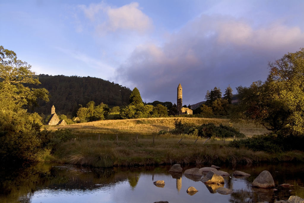 The 6th century monastic site at Glendalough, County Wicklow